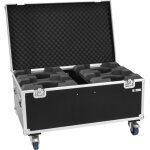 Roadinger flightcase 4x led tmh - x7 t�te mobile - �tuis pour appareils