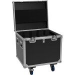 Roadinger flightcase 4x pixel matrix panel 5x5 rgb / ww avec roulettes - malles