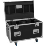 Roadinger flightcase highline 2x dmh - 380 avec roulettes - coffrets � coques dures