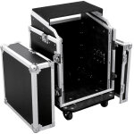 Roadinger mallette combin�e sp�ciale ls5 bureau pour ordinateur portable, 12u - �tuis universels � enroulement ...