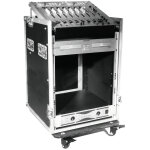 Roadinger special combo case pro, 12u avec roues - racks