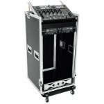 Roadinger special combo case pro, 20u avec roulettes - racks