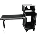 Roadinger special stage case pro avec roues - rack  roulettes et amoires en acier