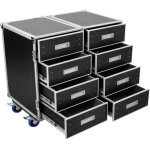 Roadinger valise universelle de roadie double tiroir dd - 2 - malles