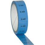 Ruban marqueur / indicateur showgear bleu � 5 m � - 25 mm / 33 m - rubans adh�sifs et plus encore