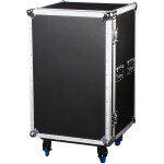 Showgear armoire � tiroirs 16u polyvalente - roulettes pivotantes avec frein - malles