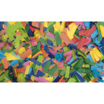 Showgear confetti - rectangle multicolore, 55 x 17 mm, 1 kg, ignifuge et biod�gradable - confettis en ...