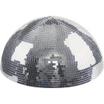 Showgear demi - boule  facettes 40 cm pour fixation murale et au plafond avec moteur - boules  facettes ...