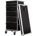 Showgear meuble � tiroirs n� 1 avec 6 tiroirs - �tuis universels � enroulement