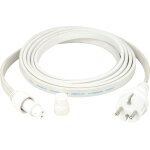 Câble d'alimentation showgear pour guirlande lumineuse e27 blanc - 3 m - guirlandes lumineuses Câble d'alimentation showgear pour guirlande lumineuse e27 blanc - 3 m - guirlandes lumineuses