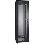 Showgear rca - fsg - 18 armoire r�seau 18u avec porte vitr�e - rack � roulettes et amoires en acier