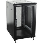 Showgear rca - fsm - 18 armoire r�seau 18u avec porte grillag�e - rack � roulettes et amoires en acier ...