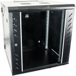 Showgear rca - wmf - 12 armoire rseau 12u avec porte vitre - rack  roulettes et amoires en acier