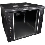 Showgear rca - wmf - 6 armoire r�seau 6u avec porte vitr�e - rack � roulettes et amoires en acier