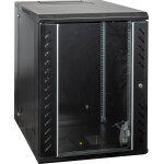 Showgear rca - wmh - 15 armoire r�seau 15u avec porte vitr�e - rack � roulettes et amoires en acier