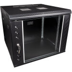 Showgear rca - wmh - 9 armoire r�seau 9u avec porte vitr�e - rack � roulettes et amoires en acier