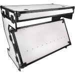 Showgear table portable de style z polyvalente - flight case hybride - blanc - tables & supports dj Showgear table portable de style z polyvalente - flight case hybride - blanc - tables & supports dj