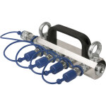 Showtec co2 3 / 8 q - lock distributeur � 4 voies syst�me ferm� - accessoires divers