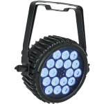 Showtec compact par 18 mkii 18x 3 w rgb led par - noir - projecteurs par led