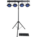 Ensemble d'clairage compact showtec mkii avec sac, pdale et support - kits complets