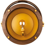 Showtec edison vintage 1 - lampe led dmx r�tro couleur or p�le / finition bois, avec variateur et - projecteur ...