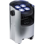 Showtec eventspot 1600 q4 4x 12 w rgbw - aluminium bross� - projecteurs � batterie