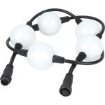 Showtec pixel bubble extension string 1 m cordon avec 5 boules led blanches givres de 50 mm - guirlandes ...