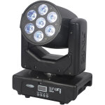 Showtec shark wash one 7x 12 w rgbwa - uv led wash moving head - b - stock - - soldes% projecteurs