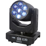 Showtec shark wash zoom one 7x 15 w rgbw led wash moving head - moving head washer