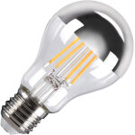 Slv a60 e27 tête miroir, ampoule led, chrome, 7, 5 w, 2700 k, irc90, 180° - lampes led socle e27 Slv a60 e27 tête miroir, ampoule led, chrome, 7, 5 w, 2700 k, irc90, 180° - lampes led socle e27