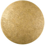 Slv abat - jour mana 60, rond, texture lunaire, h : 2, 2 cm, dor - accessoires divers