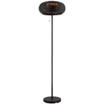 Slv adegan, lampadaire d'extrieur, solar, 2200 k, ip65, noir - lampes sur pied, murales et de plafond ...