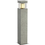 Slv arrock granite 70, borne ext�rieure, poivre et sel, e27, 15w max, ip44, granite, inox 304 - lampes ...