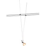 Slv asmara, spot pour cble tendu t. b. t. tenseo, intrieur, noir, gx5. 3 / qr - c51, 35w max - systmes ...