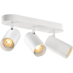 Slv asto tube, plafonnier, cylindrique, max. 3x 10 w, blanc - lampes murales et de plafond