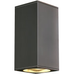 Slv big theo up / down, applique ext�rieure, anthracite, gu10 / qpar111, 2x 75w max, ip44 - lampes sur ...