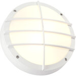 Slv bulan grid, applique et plafonnier ext�rieur, blanc, e27, 2x 25w max, ip44 - lampes sur pied, murales ...