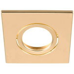 Slv cache universal downlight, pour downlight ip20, orientable, carr�, or mat - encastr�s de plafond