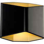 Slv cariso, applique intérieure, noir / laiton, led, 11w, 2700k, variable triac - lampes murales et de ... Slv cariso, applique intérieure, noir / laiton, led, 11w, 2700k, variable triac - lampes murales et de ...