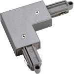Connecteur d'angle slv, terre à l'extérieur, gris - 1 phases électrique rail 230v Connecteur d'angle slv, terre à l'extérieur, gris - 1 phases électrique rail 230v