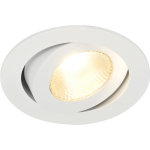 Slv contone, encastr de plafond intrieur, rond, inclinable, blanc, led, 16w, 2000k - 3000k, dim - spot ...