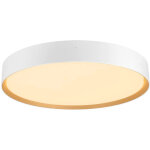 Slv decona, plafonnier et applique en saillie, rond, 2700 / 3000 k, 23 w, phase, blanc / dor� - lampes ...