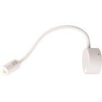 Slv dio flex plate, applique int�rieure, liseuse, blanc, led, 1, 9w, 3000k, avec interrupteur - voyants ...