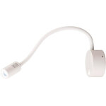 Slv dio flex plate, applique int�rieure, liseuse, blanc, led, 1, 9w, 4000k, avec interrupteur - voyants ...