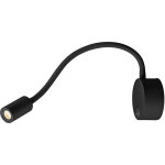Slv dio flex plate, applique int�rieure, liseuse, noir, led, 1, 9w, 3000k, avec interrupteur - lampes ...