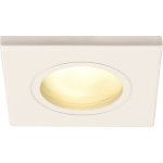 Slv dolix out, encastr de plafond intrieur / extrieur, carr, blanc, gu10 / qpar51, 50w max, ip65 ...