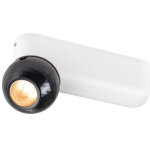 Slv dysko, plafonnier et applique en saillie, simple, phase, 2700k, 6, 7 w, 36, blanc / noir - lampes ...