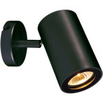 Slv enola b, applique et plafonnier int�rieur, simple, noir, gu10 / qpar51, 50w max, inclinable � - lampes ...
