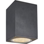 Slv enola, plafonnier extérieur, carré, l, anthracite, led, 35w, 3000k / 4000k, ip65 - lampes sur pied, ... Slv enola, plafonnier extérieur, carré, l, anthracite, led, 35w, 3000k / 4000k, ip65 - lampes sur pied, ...