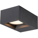 Slv eskina frame, applique extrieure, simple, anthracite, led, 15w, 3000 / 4000k, interrupteur - lampes ...